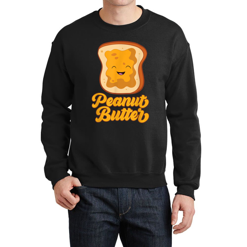 Peanut Butter Toast Halloween Costume Peanut Butter Crewneck Sweatshirt | Artistshot