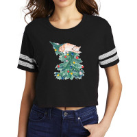 Christmas For People Who Have Cats Scorecard Crop Tee | Artistshot