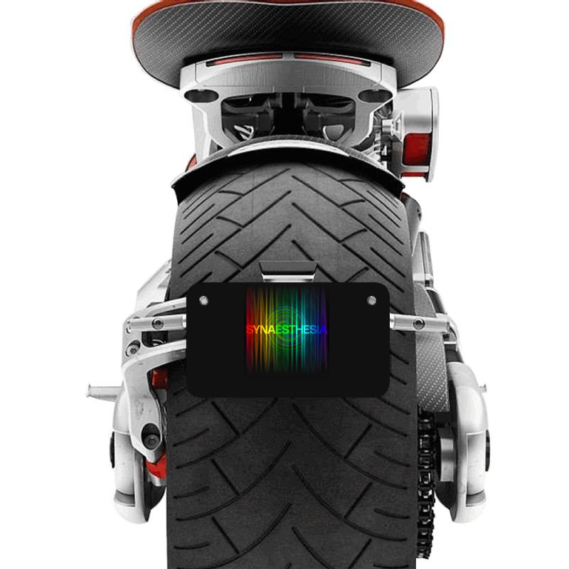 Synaesthesia Motorcycle License Plate | Artistshot