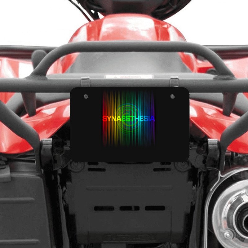 Synaesthesia Atv License Plate | Artistshot