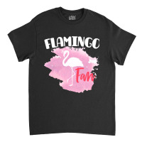 Flamingo Bird Fan Art Design Product Tropical Classic T-shirt | Artistshot