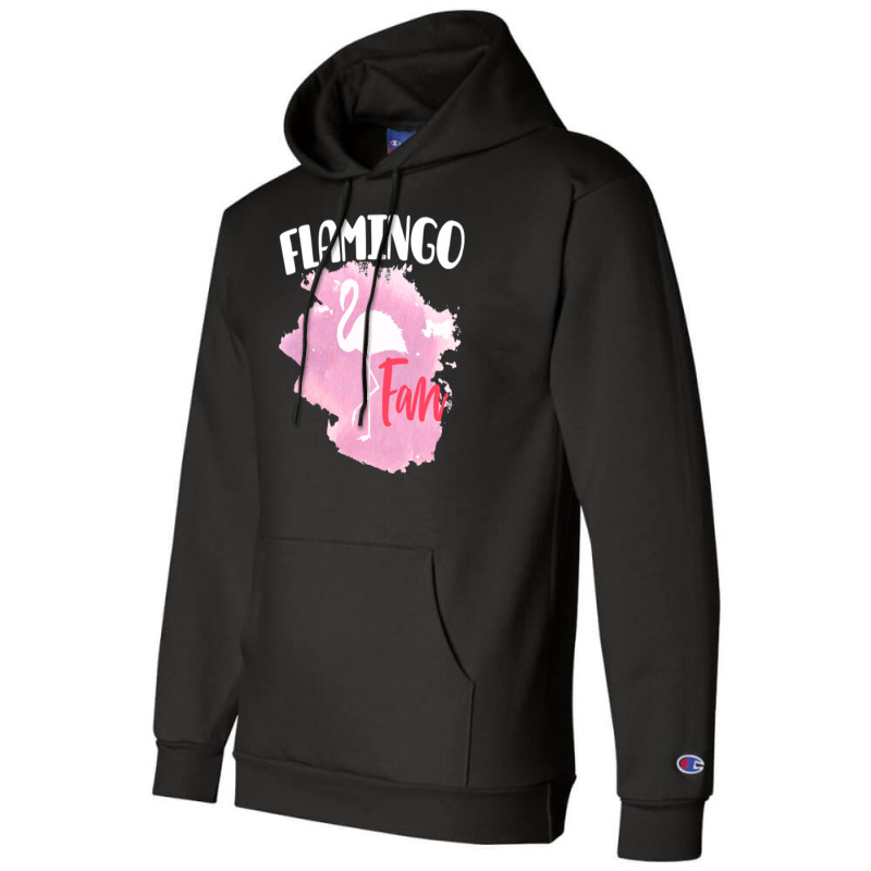 Flamingo Bird Fan Art Design Product Tropical Champion Hoodie | Artistshot