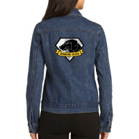 Metal Gear Solid Diamond Dogs Ladies Denim Jacket | Artistshot