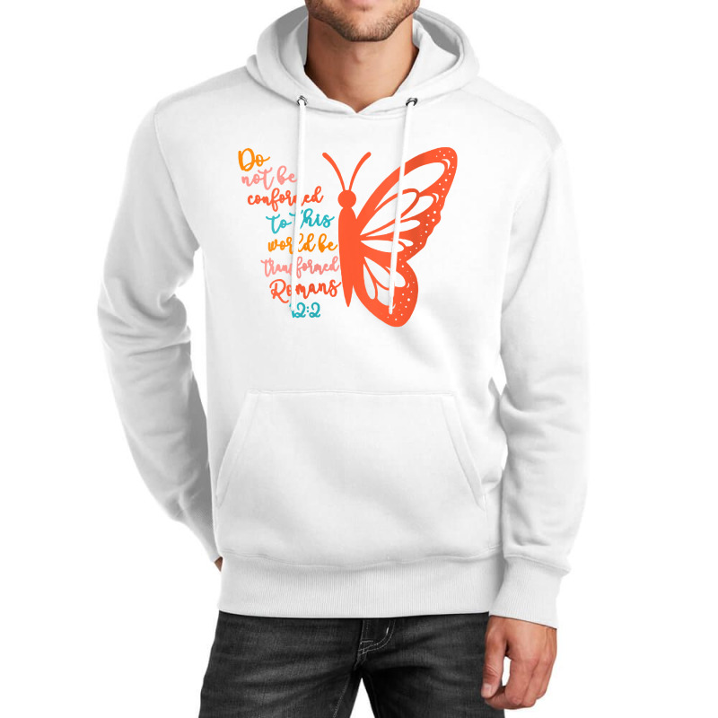 Womens Do Not Be Conformed To This World Be Transformed Romans 122 V N Unisex Hoodie | Artistshot