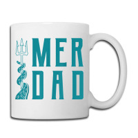 Mens Merdad Shirt Trident Mermaid Dad Tshirt Coffee Mug | Artistshot