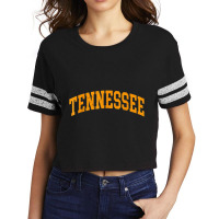 Tennessee   Tn   Throwback Design   Classic Orange Tennessee T Shirt Scorecard Crop Tee | Artistshot