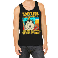 Alaskan Klee Kai Malamute Siberian Husky Dog Walking Humor Tank Top | Artistshot