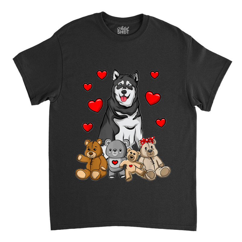 Alaskan Malamute Cuddly Toy Husky Classic T-shirt | Artistshot