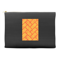 Amber Brick Herringbone Pattern Texture Accessory Pouches | Artistshot