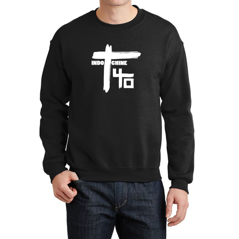 Best Of Indochine Band1 Exselna Genres Rock Crewneck Sweatshirt by cm-arts | Artistshot