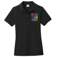 Combination Of Tiger And Cheetah Skin .png Ladies Polo Shirt | Artistshot