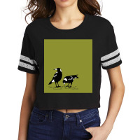 Australian Magpies  Border Design Sleeveless Scorecard Crop Tee | Artistshot