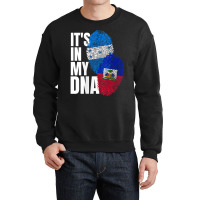 Womens Honduran And Haitian Mix Dna Heritage Flag V Neck T Shirt Crewneck Sweatshirt | Artistshot