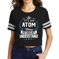 Atom Name T Shirt Atom Things Name You Wouldnt Und Scorecard Crop Tee | Artistshot