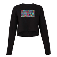 Futuristic Iconography Cropped Sweater | Artistshot