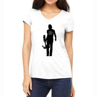 Daryl Dixon - Aint Nobodys Bitch Fitted Scoop Women's V-neck T-shirt | Artistshot