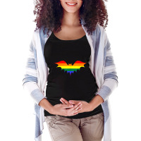 Mens Gay Pride Vampire Sex Slang Halloween Bat Lgbtq Flag Humor Maternity Scoop Neck T-shirt | Artistshot