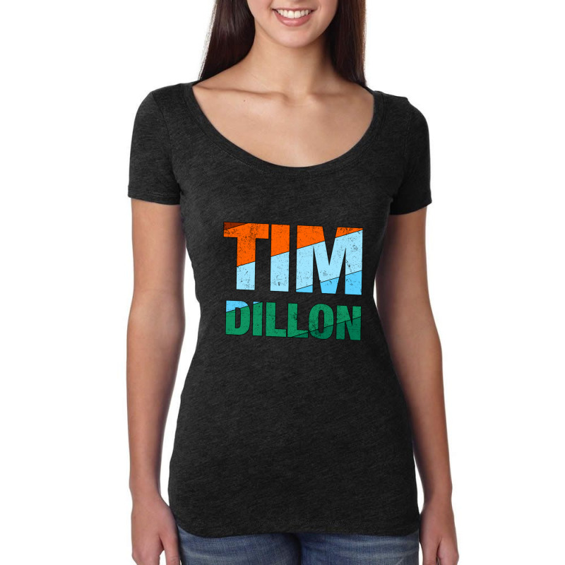 Tim Dillon Women's Triblend Scoop T-shirt by cm-arts | Artistshot