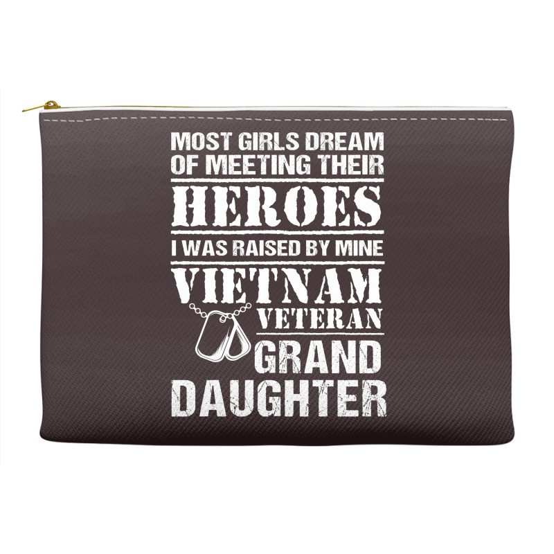 Vietnam Veteran Granddaughter Accessory Pouches | Artistshot