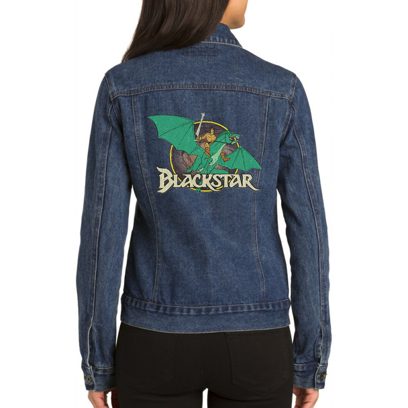 Blackstar Warlock 1981 Ladies Denim Jacket by cm-arts | Artistshot