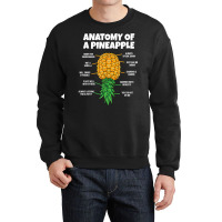 Anatomy Of A Pineapple Swinger Funny Upside Down Pineapple T Shirt Crewneck Sweatshirt | Artistshot