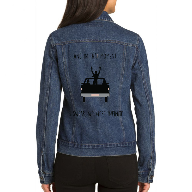 Perks Of Being A Wallflower Ladies Denim Jacket by cm-arts | Artistshot