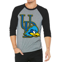 Delaware Fightin' Blue Hens 3/4 Sleeve Shirt | Artistshot