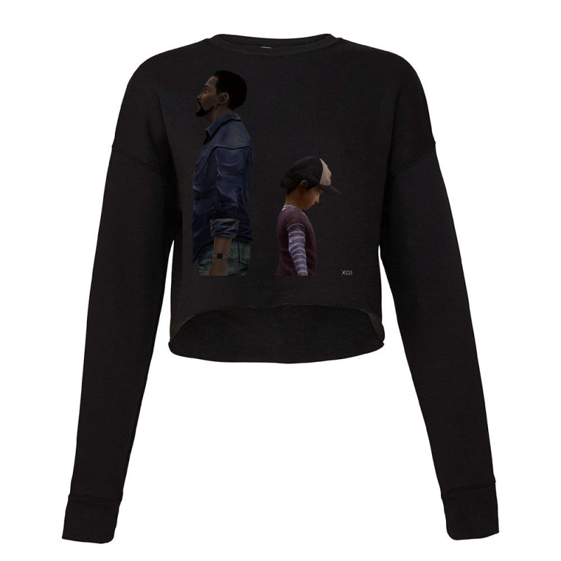 The Walking Dead Lee And Clementine Cropped Sweater by RANDYMARTIN | Artistshot