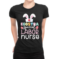 Eggstra Special Urology Nurse Easter Day Egg Bunny Ears T Shirt Ladies Fitted T-shirt | Artistshot