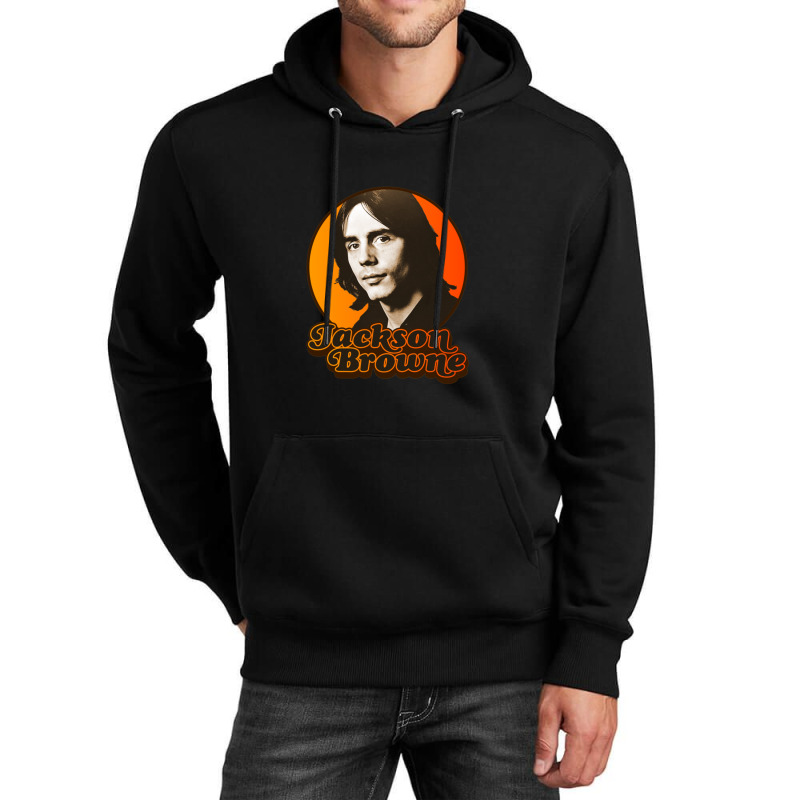 Jackson Browne Fanart Retro 70s Singer Songwriter Tribute Unisex Hoodie | Artistshot