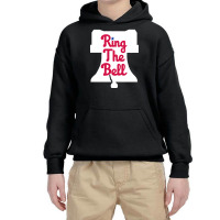 Vintage Philly Ring The Bell Philadelphia Baseball Christmas Long Slee Youth Hoodie | Artistshot