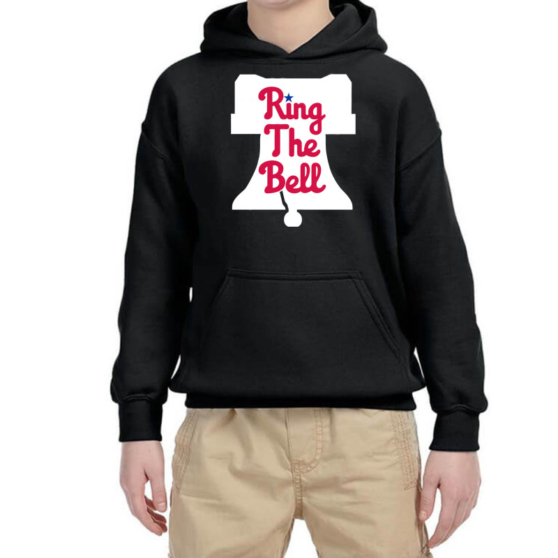 Vintage Philly Ring The Bell Philadelphia Baseball Christmas Long Slee Youth Hoodie | Artistshot