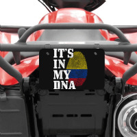 Colombia Its In My Dna Fingerprint Colombian Flag Pride Atv License Plate | Artistshot