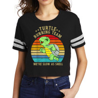 Running 365 Turtle Running Team Were Slow As Shell Funny Scorecard Crop Tee | Artistshot