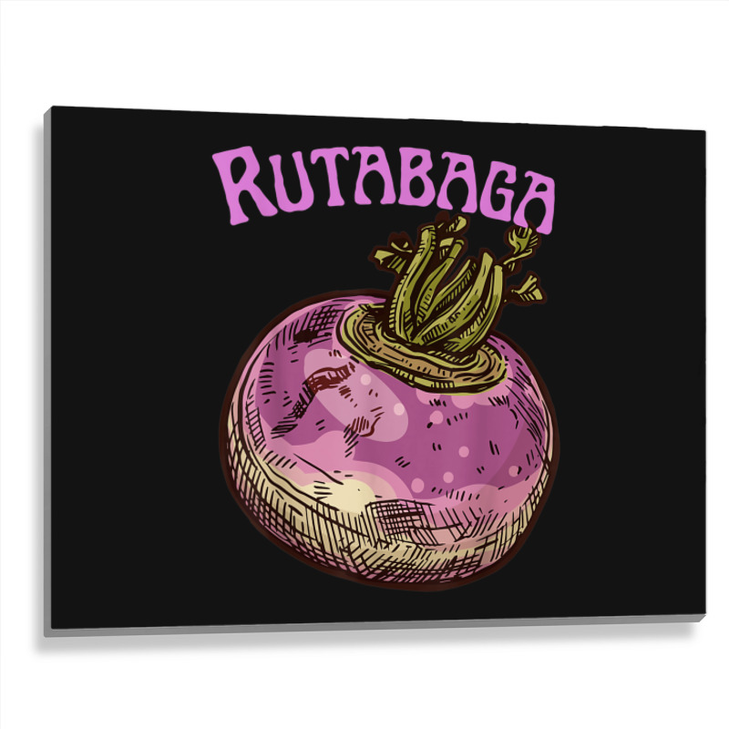 Rutabaga Swede Root Vegetable Swedish Turnip Neep Rwden Metal Print Horizontal | Artistshot