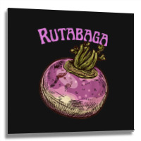 Rutabaga Swede Root Vegetable Swedish Turnip Neep Rwden Metal Print Square | Artistshot