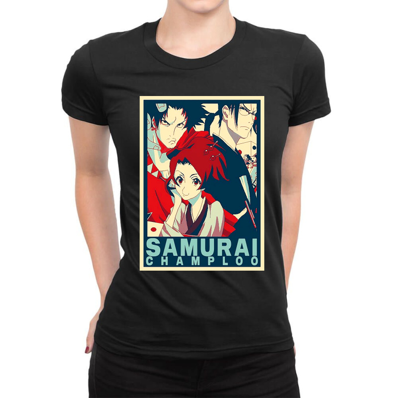 Art Painting Samurai Champloo Classic Ladies Fitted T-Shirt by cm-arts | Artistshot