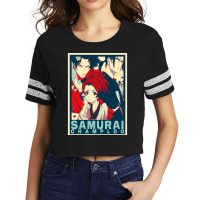 Art Painting Samurai Champloo Classic Scorecard Crop Tee | Artistshot