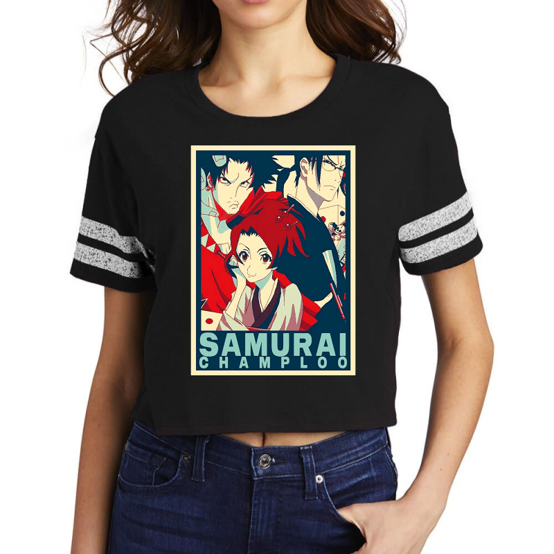 Art Painting Samurai Champloo Classic Scorecard Crop Tee by cm-arts | Artistshot