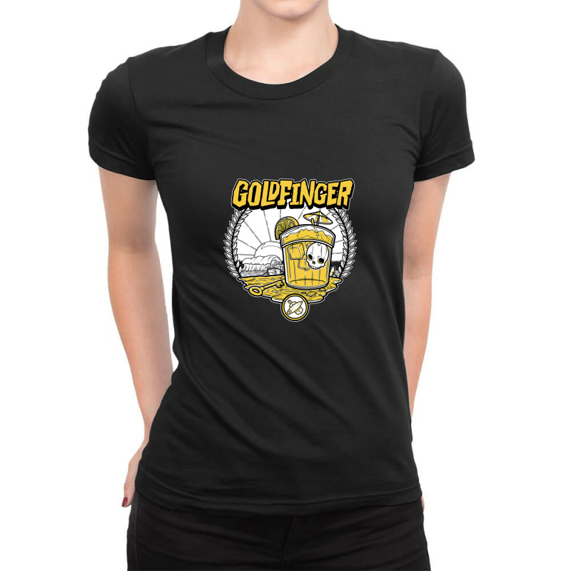 Goldfinger The Big Cartel Ladies Fitted T-Shirt by RossDomingu | Artistshot