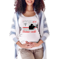 Proud Combat Medic   I Have Dd214 And Title Combat Medic T Shirt Maternity Scoop Neck T-shirt | Artistshot