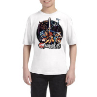 Thundercats Group Shot Vintage Circle T Shirt Youth Tee | Artistshot