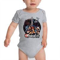 Thundercats Group Shot Vintage Circle T Shirt Baby Bodysuit | Artistshot