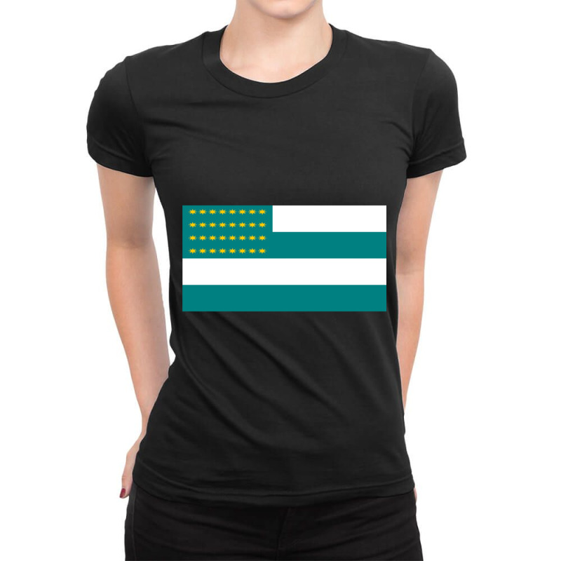 Flag Of The Fenian Brotherhood Ladies Fitted T-Shirt by cm-arts | Artistshot