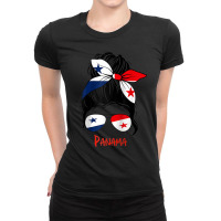 Panamanian Girl Panama Chica Panameña Flag Raglan Baseball Tee Ladies Fitted T-shirt | Artistshot