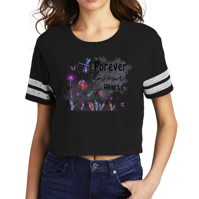 Forever In Our Hearts Dandelion Dragonfly Memorial Women Men Scorecard Crop Tee by MalcolmJCausby | Artistshot