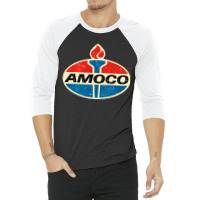 Amoco American Gas Standard Oil Classic 3/4 Sleeve Shirt | Artistshot