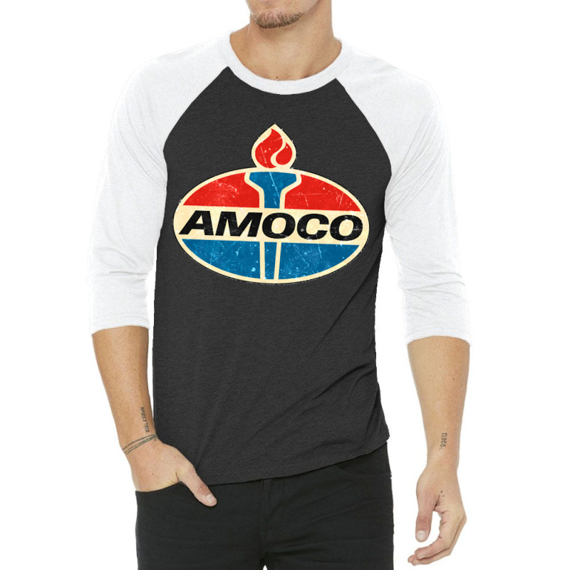 Amoco American Gas Standard Oil Classic 3/4 Sleeve Shirt by cm-arts | Artistshot