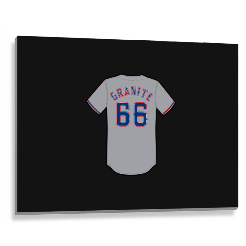 Zack Granite Jersey 1 Metal Print Horizontal | Artistshot