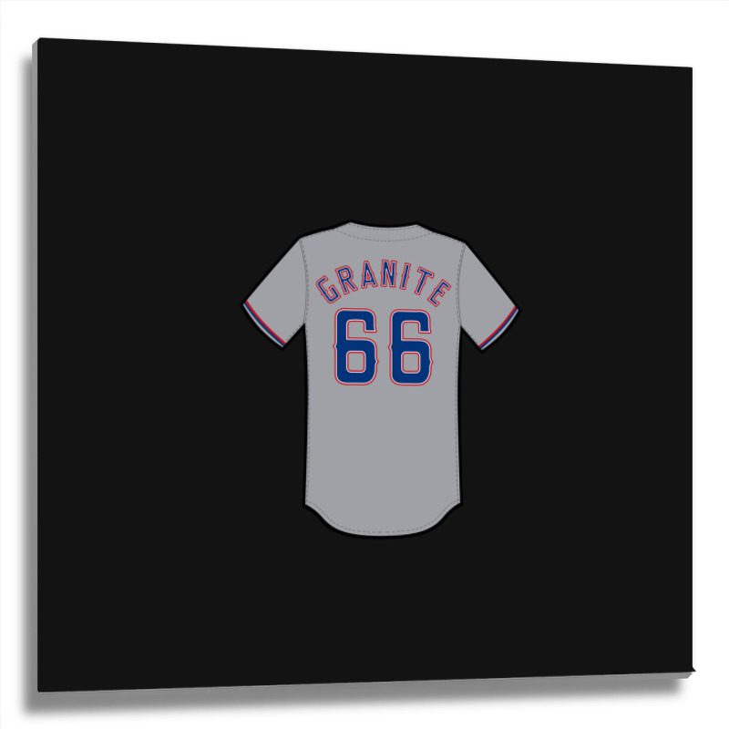 Zack Granite Jersey 1 Metal Print Square | Artistshot